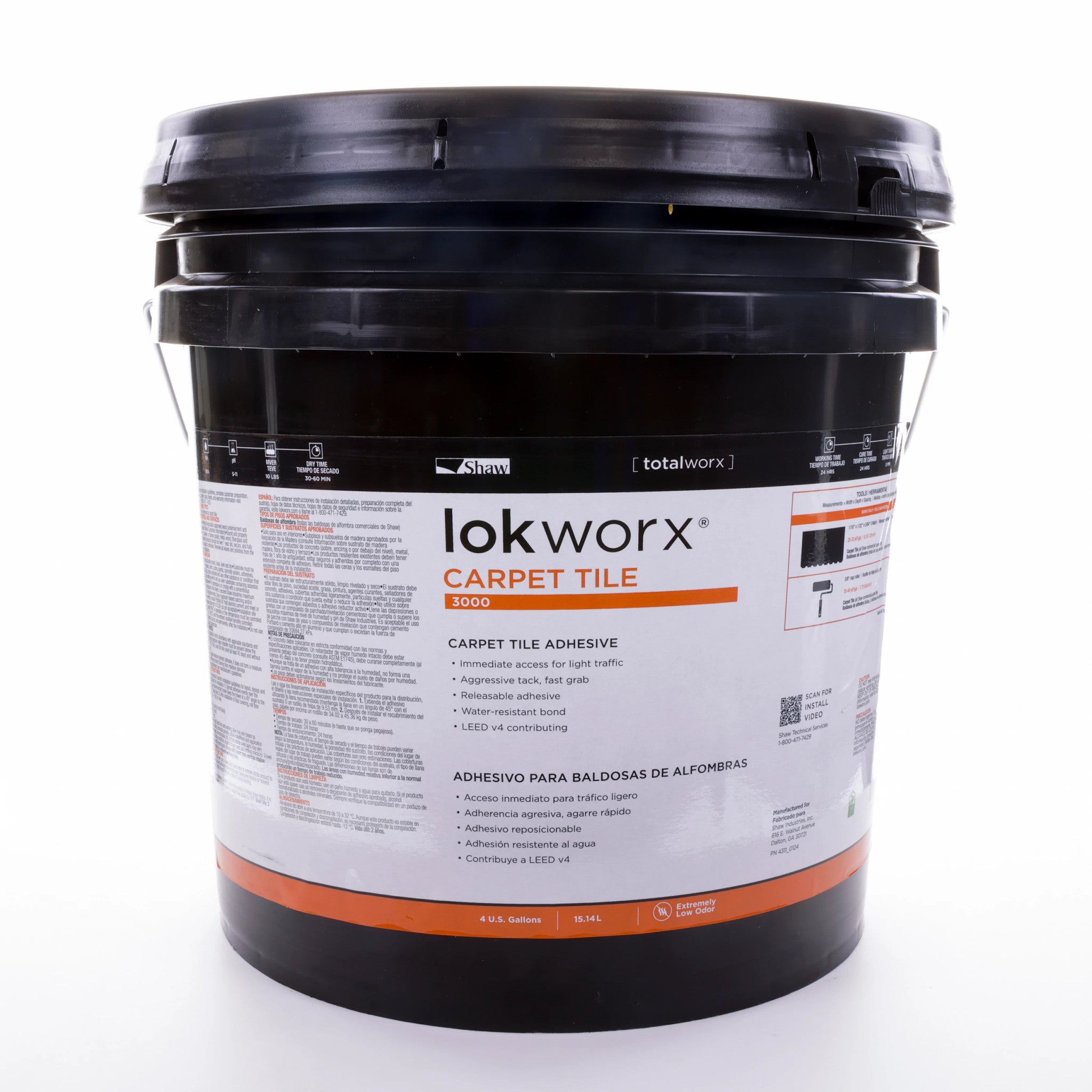 3000 Carpet Tile - LokWorx Adhesive