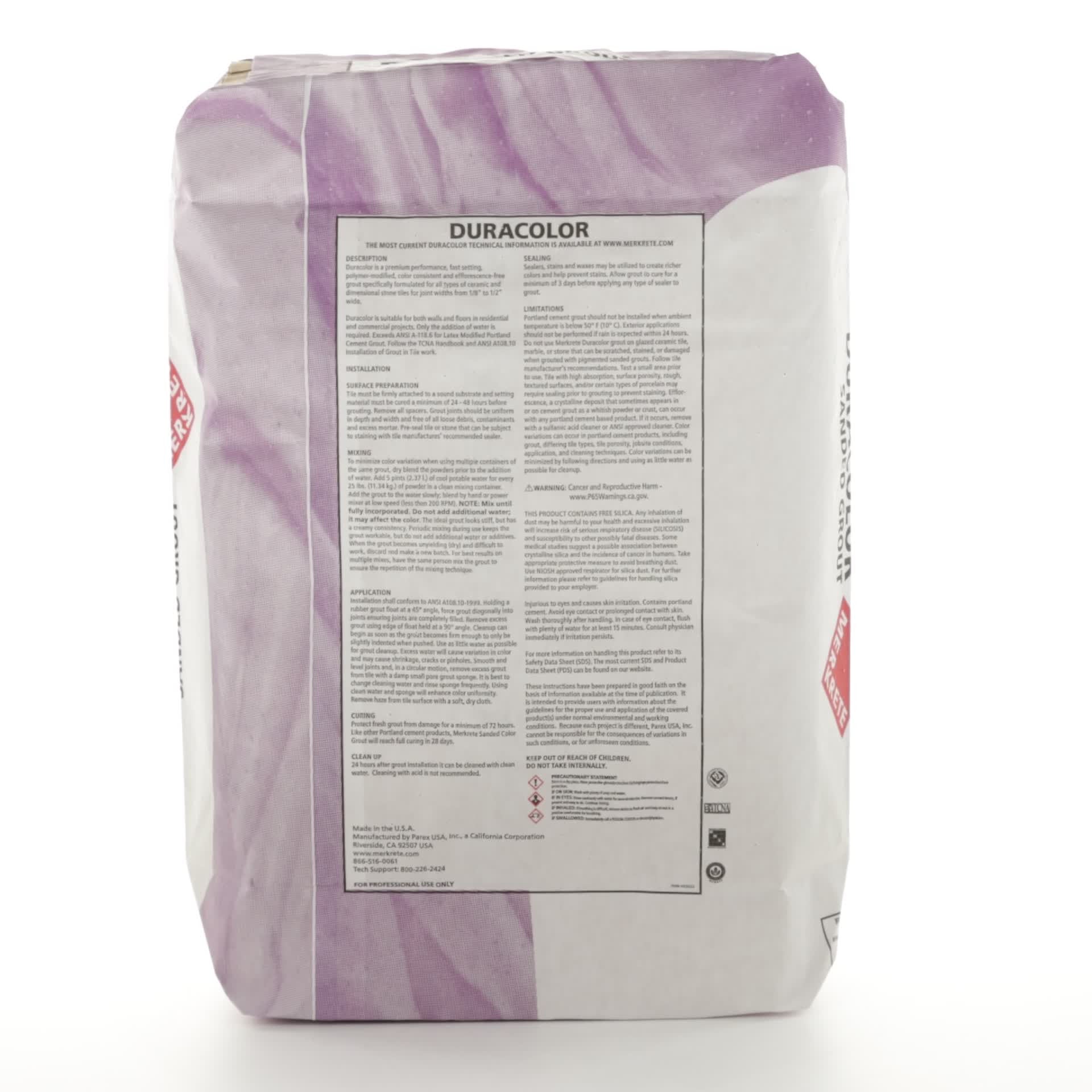 Dura Color Sanded Grout