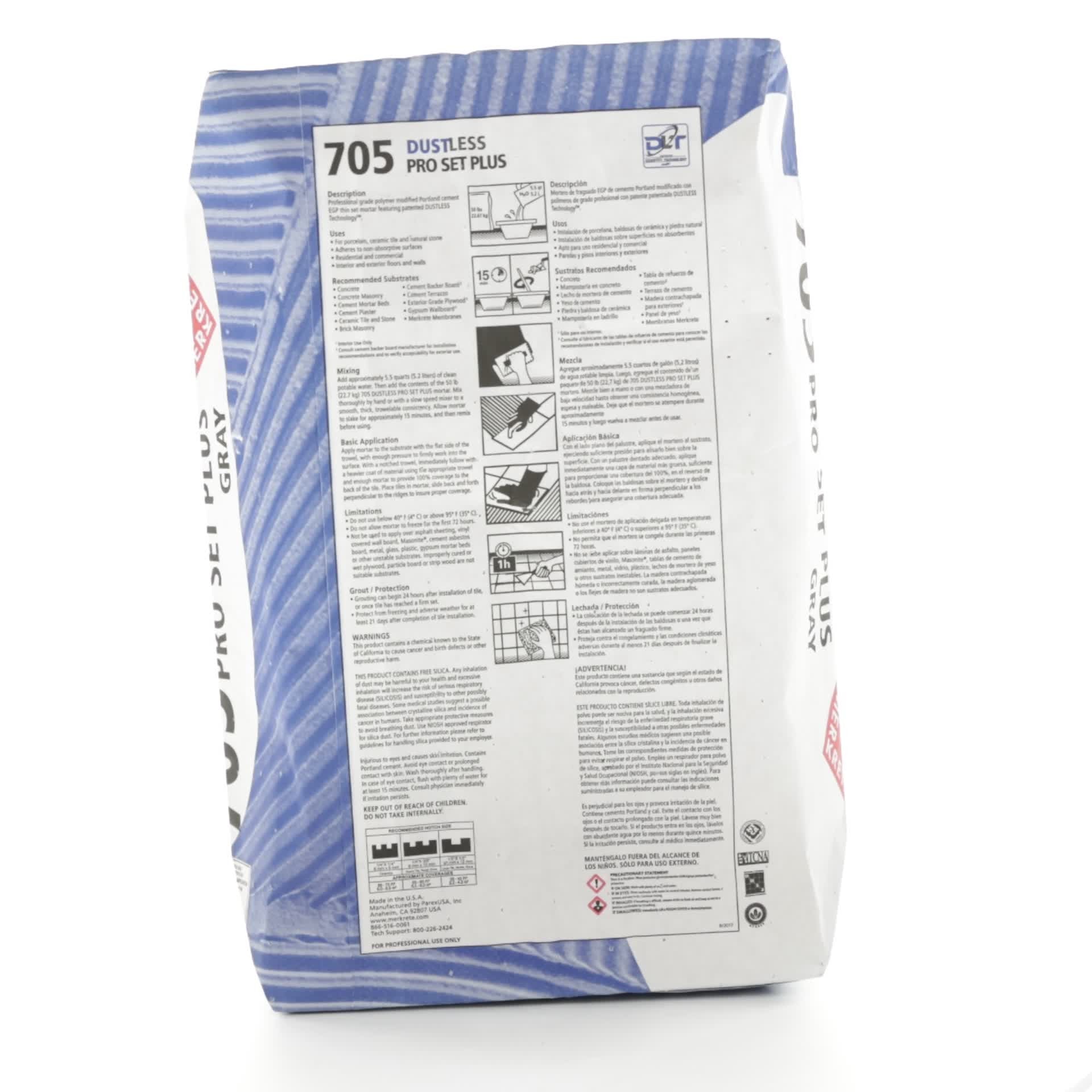 Thin Set 100DC Grey Mortar