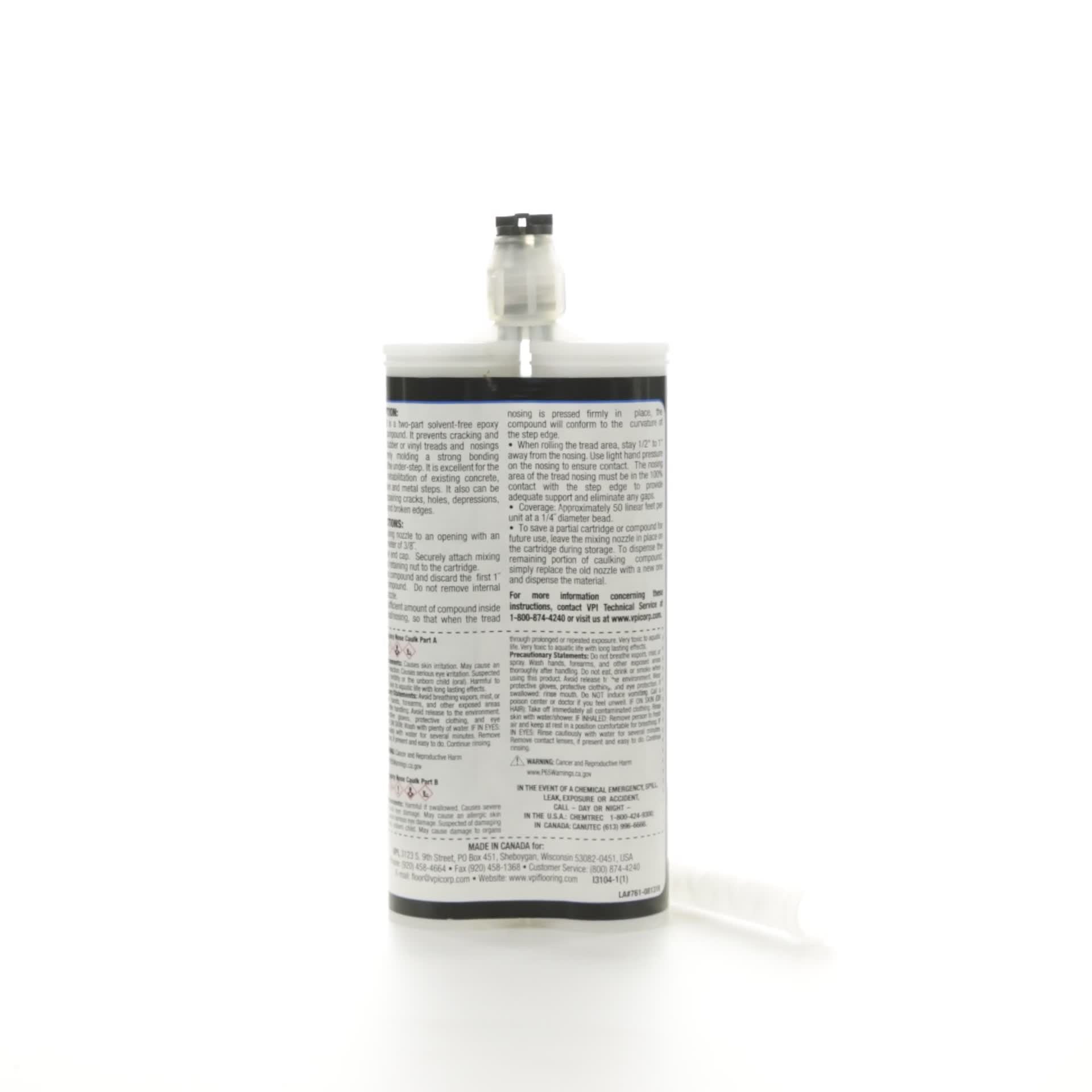 Rubber Tread Nose Caulk