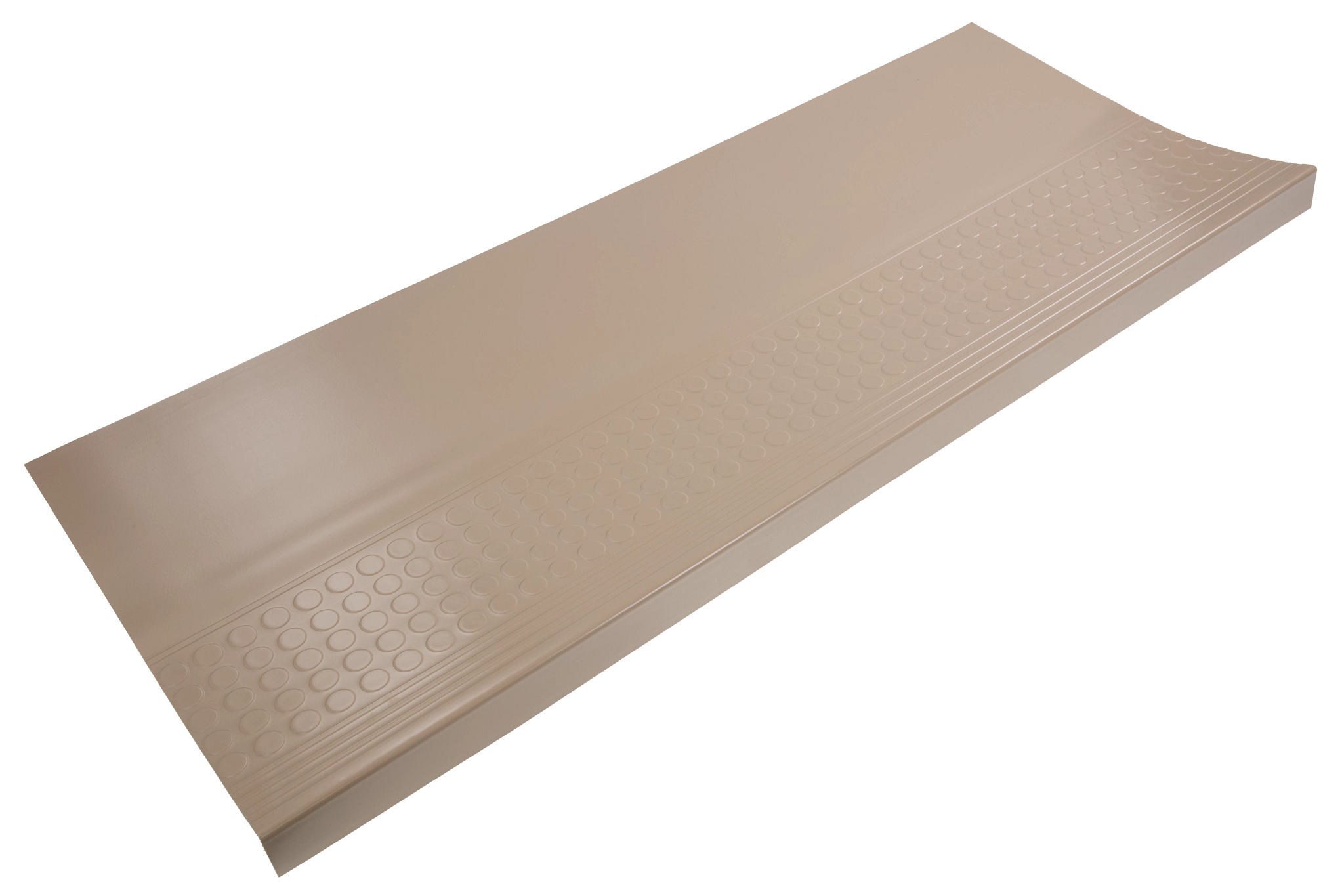 4” Square Nose Rubber Stair Tread – Luminescent