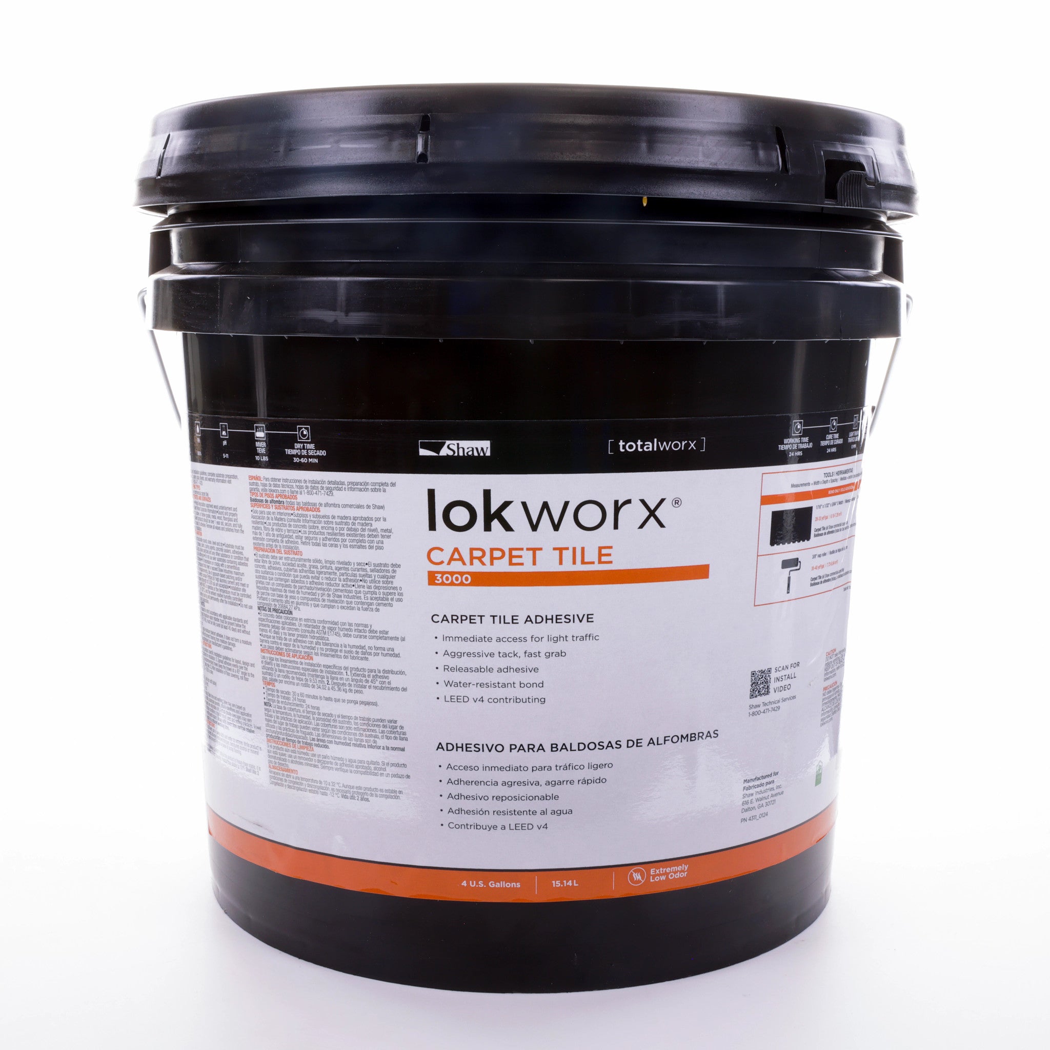 3000 Carpet Tile - LokWorx Adhesive