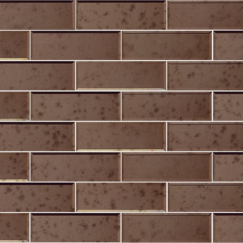 VULCAN 3X9 BEVELED MIRROR TILE