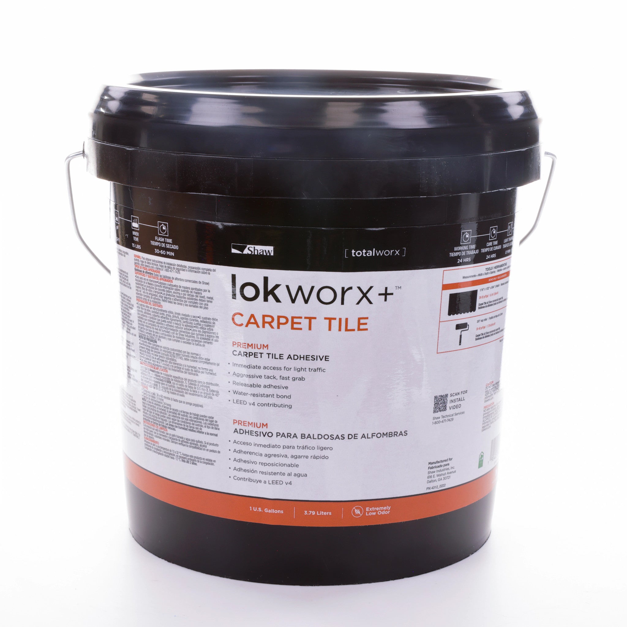 5000 Carpet Tile - LokWorx+ Adhesive