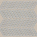 CARDINAL CHEVRON GLASS MOSAIC
