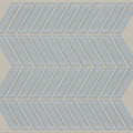 CARDINAL CHEVRON GLASS MOSAIC